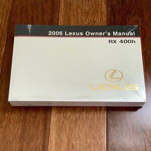 2006 Lexus RX 400h Owner Owner's User Guide Operator Manual 3.3L V6 New Sealed